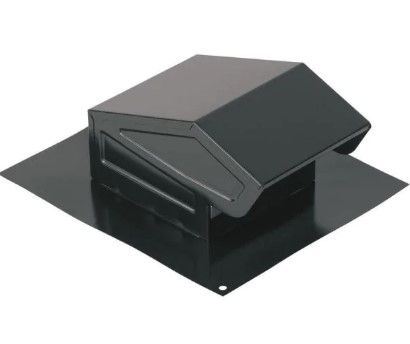 Photo 1 of Customer Reviews for Broan-NuTone Roof Cap with Built-In Damper for 3 in. or 4 in. Round Duct in Black
