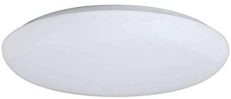 Photo 1 of 14" LED Shallow Cloud Fixture. Smooth White Diffuser with Twist and Lock on Installation. Dimmable. Damp Location
