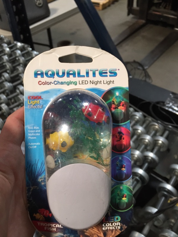 Photo 2 of Aqualites Color-Changing Tropical Fish LED Night Light