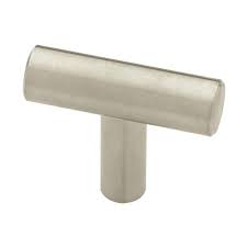 Photo 1 of 1-9/16 in. (40mm) Stainless Steel Bar Cabinet Knob (6-Pack)
