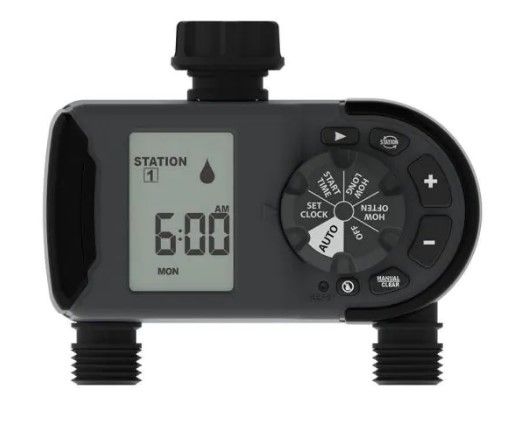 Photo 1 of 2-Outlet Hose Faucet Timer
