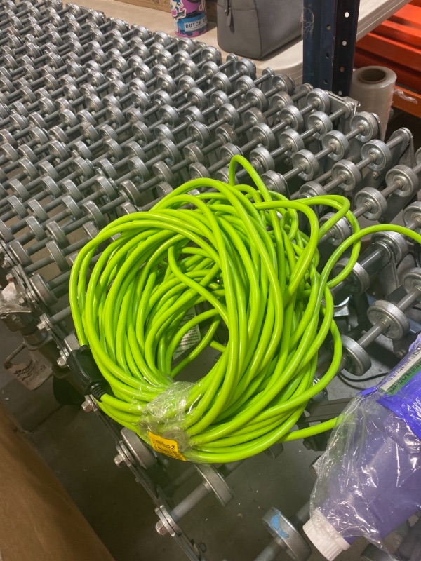 Photo 2 of 100 ft. 16/2 Indoor/Outdoor Extension Cord, Green
