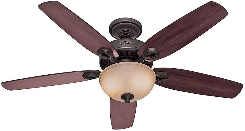 Photo 1 of 46 Hatherton Low Profile Ceiling Fan White (Includes Energy Efficient Light) - Hunter
