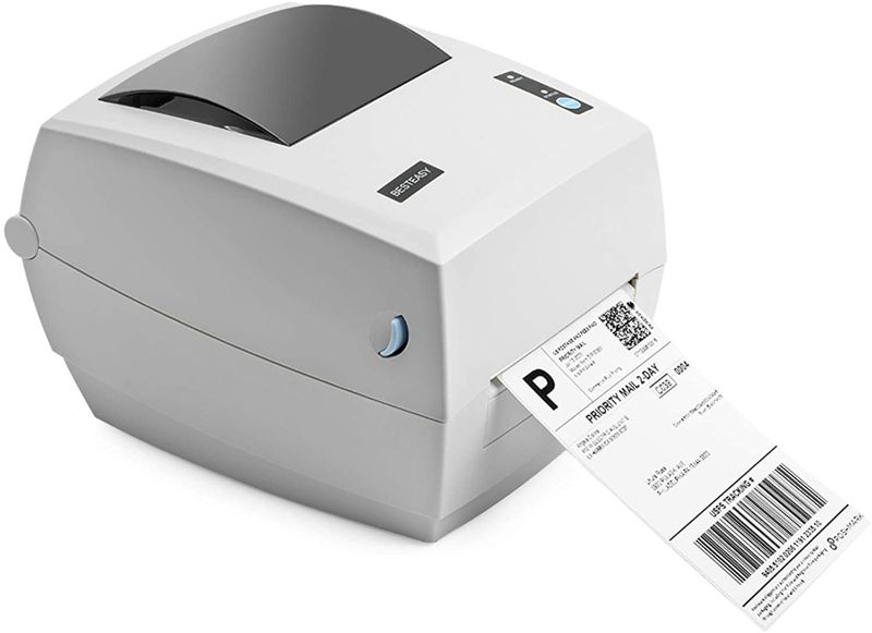 Photo 1 of BESTEASY Label Printer,USPS Label Printer,4x6 Direct Thermal Printer,Commercial Grade Label Printer,High Speed,Clear Printing,Compatible with USPS,FedEx,Amazon, Ebay,UPS,Etsy,Shopify,etc
