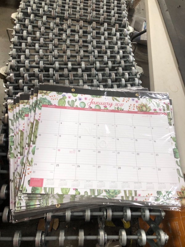 Photo 2 of Desk Calendar 2021 - January 2021 - December 2021, 22 x 16.8 Inch, 12 Month Large Desk Calendar, Monthly or Wall Desk Calendar, Large Blocks with Lined Paper, Perfect for Planning and Organization for the home or office
10 PACK