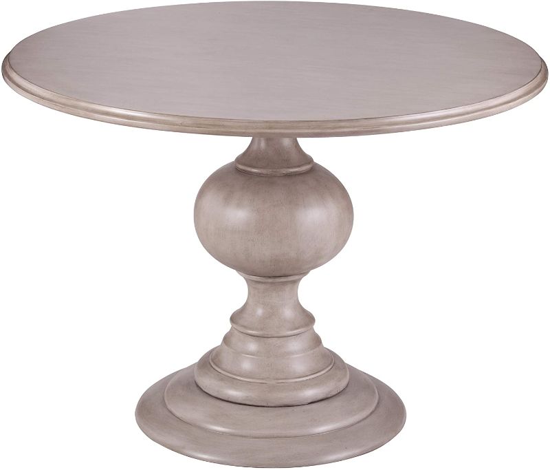Photo 1 of  Round Pedestal Dining Table 25INCH CREAM/ SIMILAR TO STOCK PHOTO
