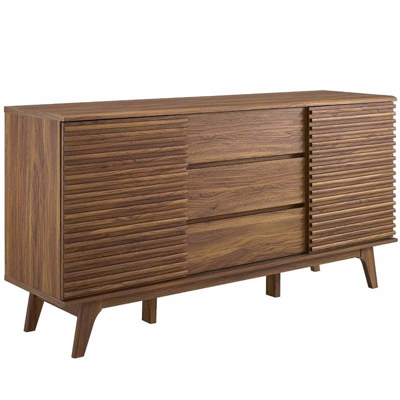 Photo 1 of ***PARTS ONLY*** Modway Render 63" Mid-Century Sideboard in Walnut