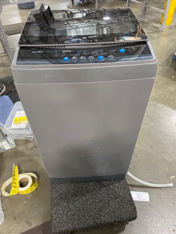 Photo 1 of parts only. Error 3 code
COMFEE’ 1.6 CU.FT Portable Washing Machine, 11lbs Capacity Fully Automatic Compact Washer with Wheels, 6 Wash Programs Laundry Washer with Drain