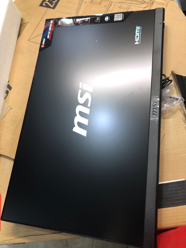 Photo 6 of MSI 24” FHD (1920 x 1080) Non-Glare with Super Narrow Bezel 75Hz 1ms 16:9 HDMI/DP AMD Radeon FreeSync IPS Gaming Monitor (OPTIX G241V E2)
