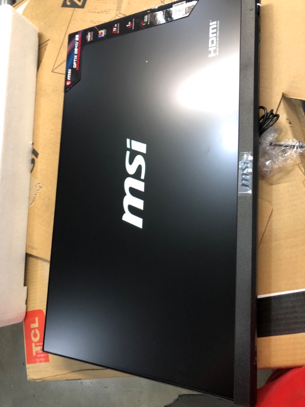 Photo 7 of MSI 24” FHD (1920 x 1080) Non-Glare with Super Narrow Bezel 75Hz 1ms 16:9 HDMI/DP AMD Radeon FreeSync IPS Gaming Monitor (OPTIX G241V E2)
