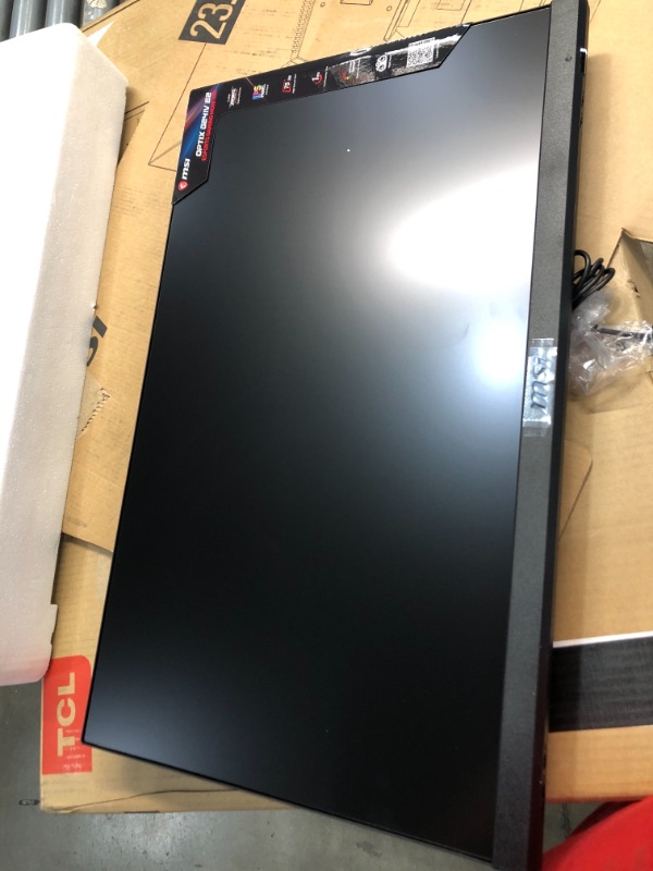 Photo 4 of MSI 24” FHD (1920 x 1080) Non-Glare with Super Narrow Bezel 75Hz 1ms 16:9 HDMI/DP AMD Radeon FreeSync IPS Gaming Monitor (OPTIX G241V E2)
