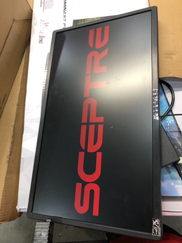 Photo 1 of Sceptre 20" 1600 x 900 75Hz LED Monitor 2X HDMI VGA Built-in Speakers, Machine Black Wide Viewing Angle 170° (Horizontal) / 160° (Vertical) Machine Black 2021 (E209W-16003RT)
