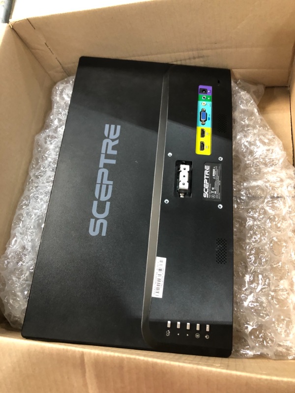 Photo 1 of Sceptre 20" 1600 x 900 75Hz LED Monitor 2X HDMI VGA Built-in Speakers, Machine Black Wide Viewing Angle 170° (Horizontal) / 160° (Vertical) Machine Black 2021 (E209W-16003RT)
