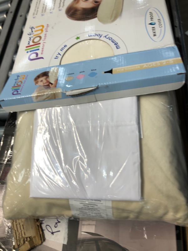 Photo 1 of My First Memory Foam Toddler Pillow in Cream
