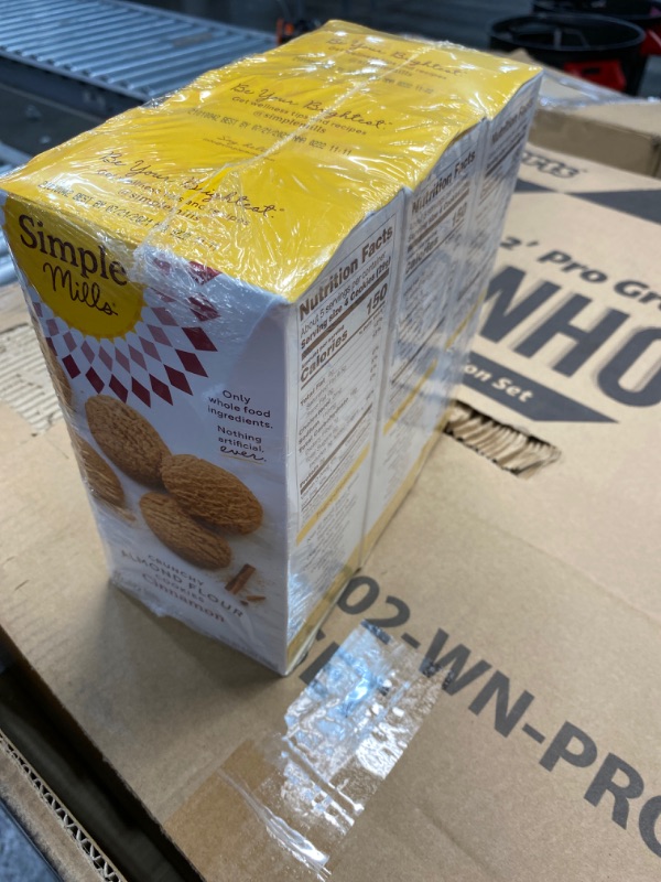 Photo 2 of ***BEST BY 7/21/2021***Simple Mills Almond Flour Cinnamon Cookies, Gluten Free and Delicious Crunchy Cookies, Organic Coconut Oil, Good for Snacks, Made with whole foods, 3 Count (Packaging May Vary)
