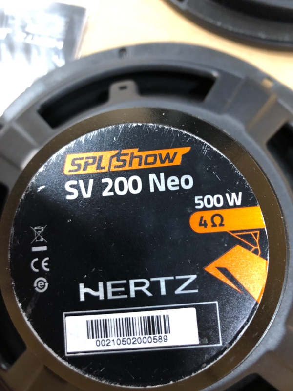 Photo 4 of Hertz SV 200 Neo 8" Midrange Comp Speaker SV200NEO
