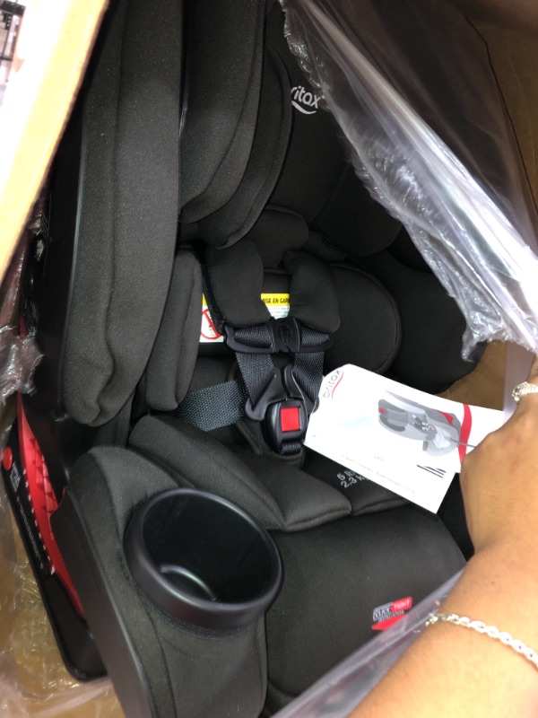 Photo 3 of Britax One4Life ClickTight All-In-One Car Seat – 10 Years of Use – Infant, Convertible, Booster – 5 to 120 Pounds - SafeWash Fabric, Eclipse Black
