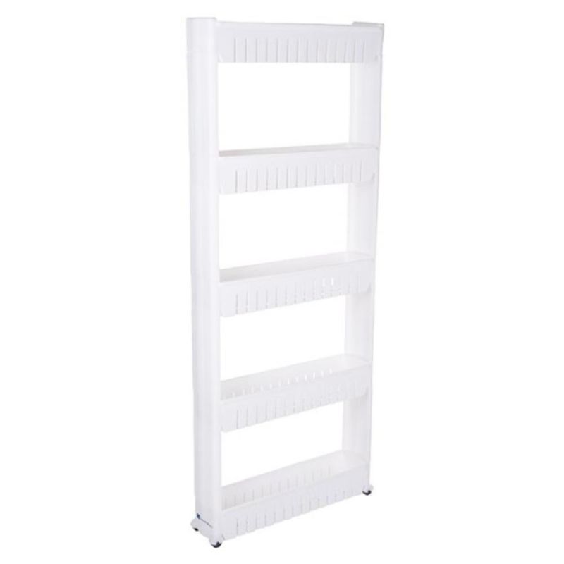 Photo 1 of  **PARTS ONLY** Lavish Home Slim Slide Out 5 Tier Storage Tower with Wheels by Lavish Home
