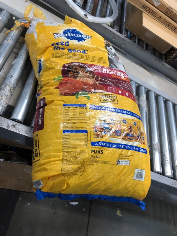 Photo 3 of Pedigree High Protein Beef & Lamb Flavor Adult Complete & Balanced Dry Dog Food - 46.8lbs
**BAG IS DAMAGED**