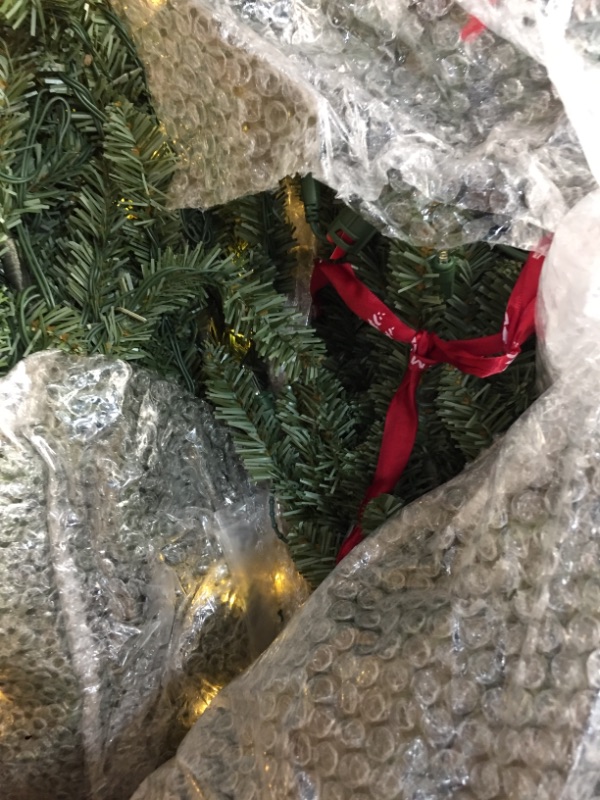 Photo 1 of Balsam Hill 7ft Premium Pre-lit Artificial Christmas Tree 'Traditional' Classic Blue Spruce with Clear LED Lights, Storage Bag