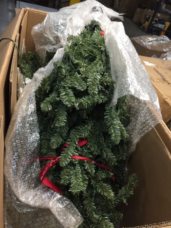 Photo 1 of Balsam Hill 7ft Premium Pre-lit Artificial Christmas Tree 'Traditional' Classic Blue Spruce with Clear LED Lights, Storage Bag