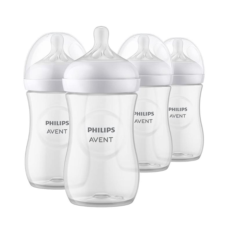 Photo 1 of Philips AVENT Natural Baby Bottle with Natural Response Nipple, 4 Count

