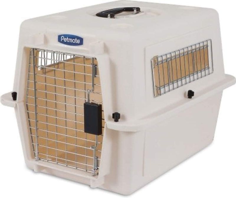 Photo 1 of *Broken corner, still functional*
*21" x 16"- Petmate Ultra Vari Kennel, For Pets up to 15 Pounds, Bleached Linen
