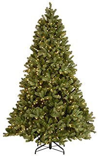Photo 1 of (BULBS NOT FUNCTIONING)
National Tree Company Pre-Lit 'Feel Real' Artificial Full Downswept Christmas Tree, Green, Douglas Fir, Dual Color LED Lights, Includes PowerConnect and Stand, 7.5 Feet
