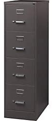 Photo 1 of (MISSING KEYS; TOP 2 DRAWERS DIFFICULT TO OPEN; MAJOR DENTS)
Lorell LLR60155 Commercial Grade Vertical Files, 26.5"
