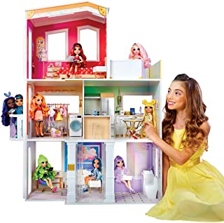 Photo 1 of Rainbow High House – 3-Story Wood Doll House (4-Ft Tall & 3-Ft Wide),