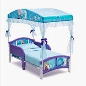 Photo 1 of (PARTS ONLY: missing manual) 
Delta Children Canopy Toddler Bed, Disney Frozen 