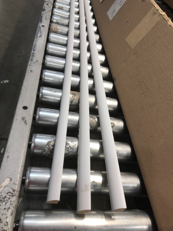 Photo 1 of (cosmetic damages)
Hampton Bay 91.5 x 0.75 x 0.75 in. Shoe Molding in Satin White (pack of 3)