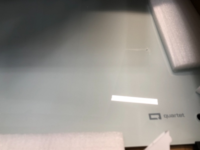 Photo 1 of Quartet? Infinity? Magnetic Glass Unframed Dry-Erase Whiteboard, 36" X 24", White(used)
