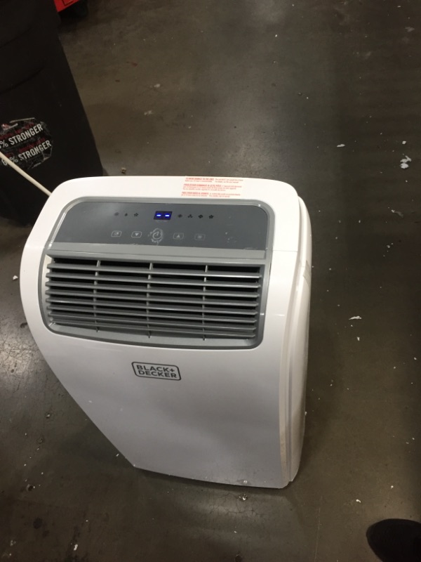 Photo 5 of BLACK+DECKER BPACT14WT Portable Air Conditioner with Remote Control, 7,700 BTU DOE (14,000 BTU ASHRAE), Cools Up to 350 Square Feet, White (PARTS ONLY)
