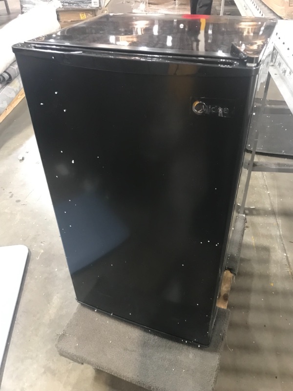 Photo 2 of Midea WHS-121LB1 Refrigerator, 3.3 Cubic Feet, Black
