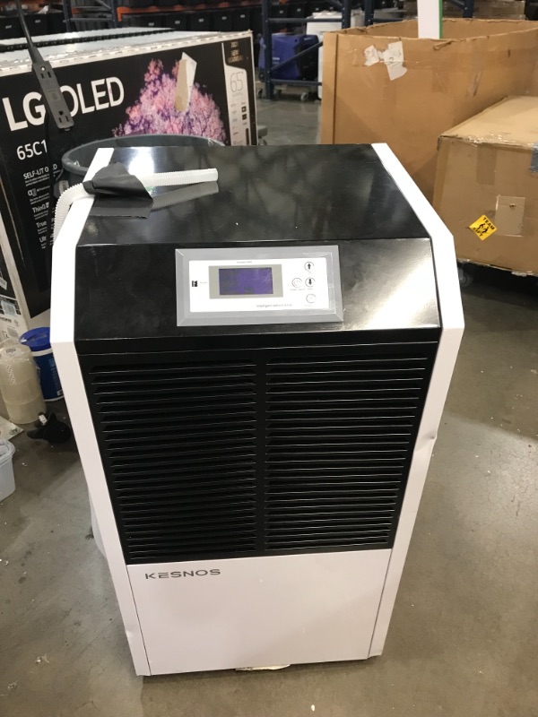 Photo 5 of Kesnos 232 Pint Commercial Dehumidifier for Basements with Drain Hose in Area up to 8000 Sq. Ft, Large Industrial Dehumidifier for Moisture Removal
