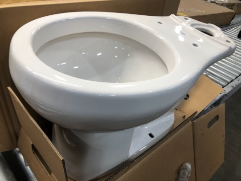 Photo 2 of American Standard 3708216.020 H2Option Round Front Toilet Bowl, White
