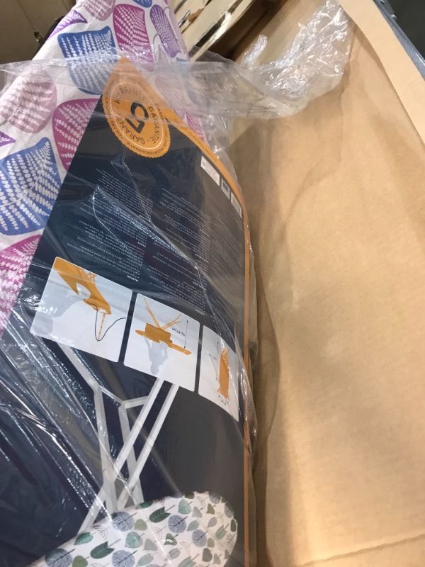 Photo 1 of Bartnelli Premium Ironing Board Made in Europe | Extra Large Size 48" x 15" | Height Adjustable 30-39" 4 Layer Cotton Cover Pad, with Safety Steam Iron Holder and a Removable Iron Cord Holder
