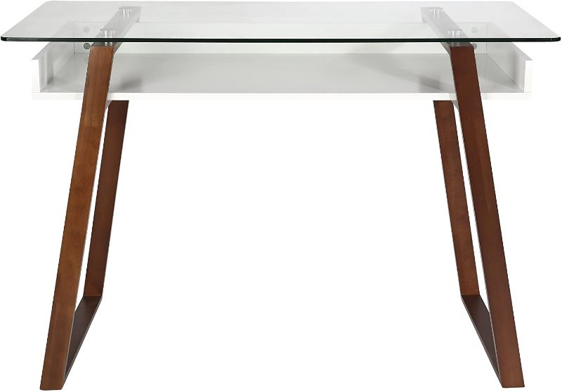 Photo 1 of EdgeMod EM-299-WAL Segovia Desk, Walnut
