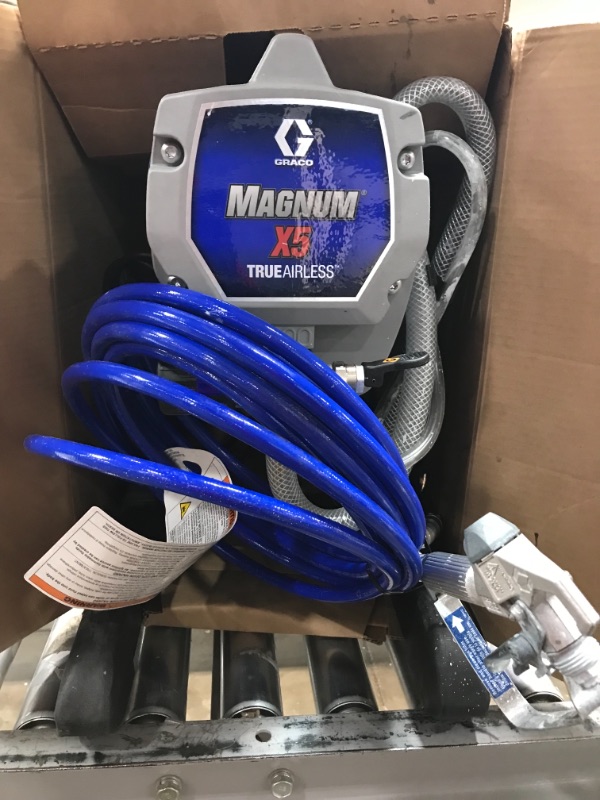 Photo 2 of  Magnum 262800 X5 Stand Airless Paint Sprayer, Blue