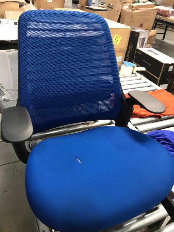 Photo 5 of Steelcase 435A00 Series 1 Work Office Chair, Royal Blue
