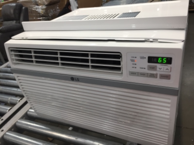 Photo 3 of LG 10,000 BTU 115V Window-Mounted Air Conditioner with Remote Control, White
