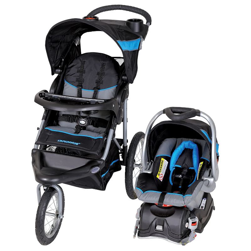 Photo 1 of Baby Trend Expedition Jogger Travel System, Millennium Blue