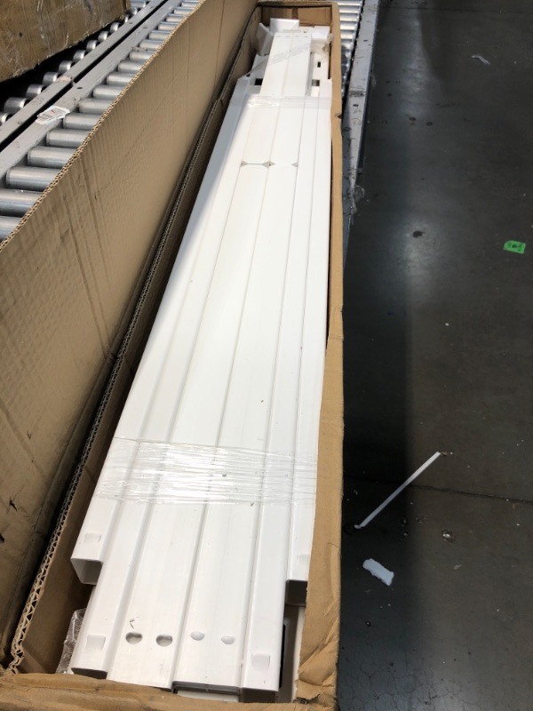 Photo 1 of **parts only ** Zippity Outdoor Products ZP19001 No Dig Madison Vinyl Picket Fence, White, 30" x 56" (1 Box, 2 Panels), 1 x Pack of 2
