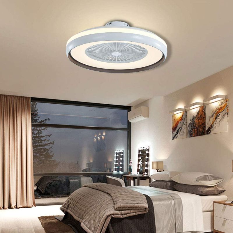 Photo 1 of 24'' Flush Mount Ceiling Fan 