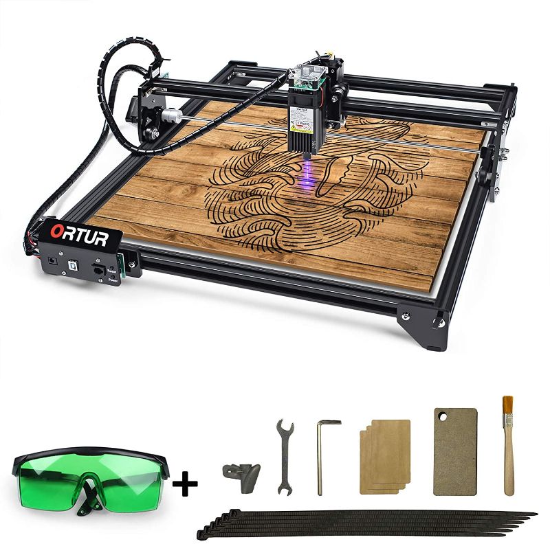 Photo 1 of ***MISSING TRACK***  ORTUR Laser Master 2?Laser Engraver?Laser Engraving Cutting Machine?DIY Laser Marking for Metal ?Compresed Spot CNC?32-bit Motherboard LaserGRBL(LightBurn)?Eye Protection Fixed-Focus?400x430mm (LU1-4)
