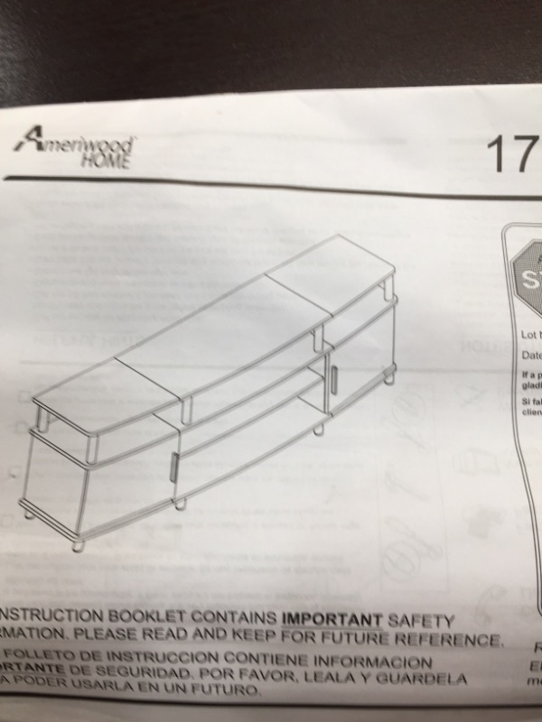 Photo 2 of Ameriwood Home Carson TV Stand for TVs up to 70", Cherry
