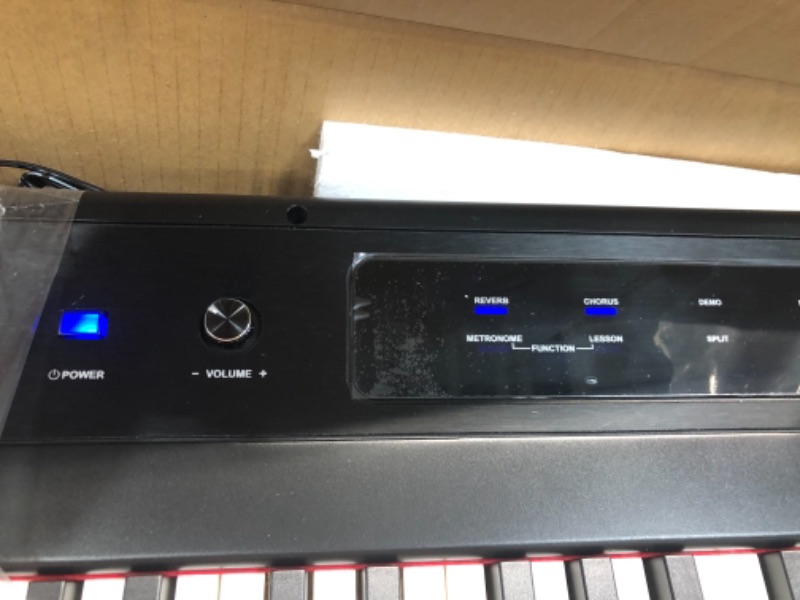 Photo 4 of RockJam 88-Key Beginner Digital Piano with Full-Size Semi-Weighted Keys