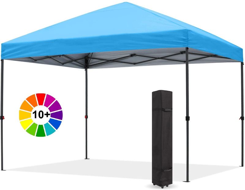 Photo 2 of ABCCANOPY Durable Easy Pop up Canopy Tent 10x10, Blue