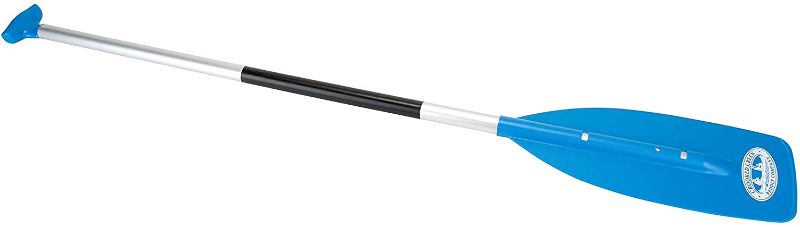 Photo 1 of Crooked Creek 5-foot Synthetic Boat Paddle, Blue - Features a Hybrid Grip for Full Palm Support and More Natural Motion (50452)
